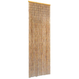 vidaXL Vliegengordijn 56x185 cm bamboe